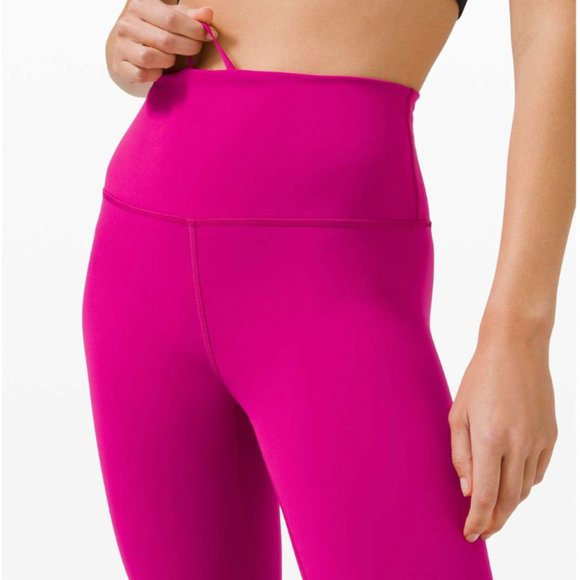Lululemon Wunder Train High-Rise Tight 25" Ripened Raspberry 4 - Picture 3 of 16